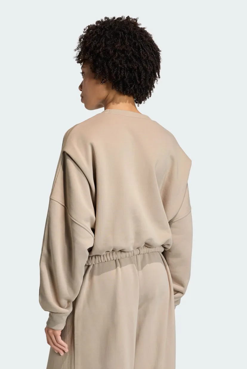 Женский бежевый свитшот OVERSIZED CREWNECK 3