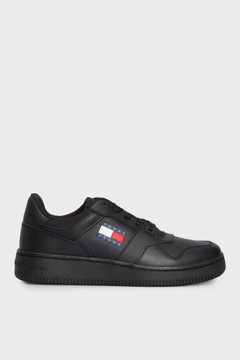 Женские черные сникерсы TJM BASKET LEATHER 1