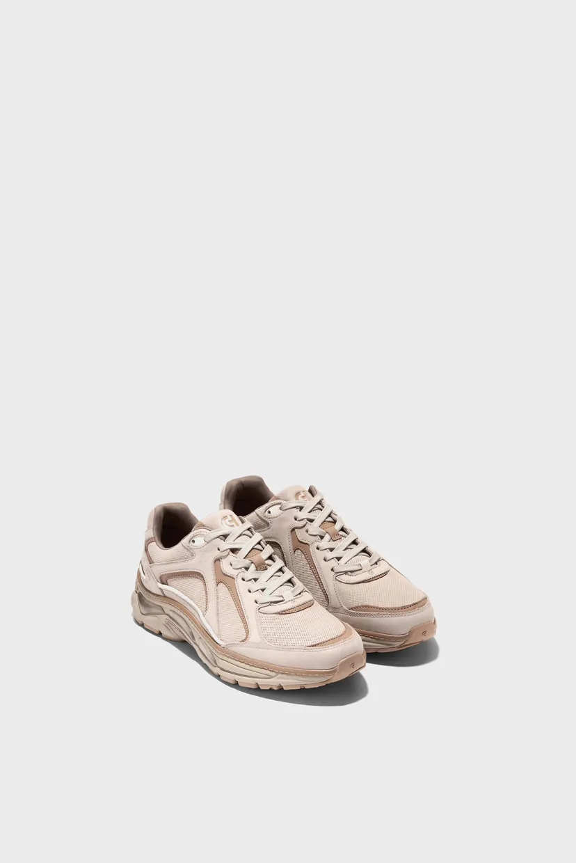 Мужские бежевые кожаные кроссовки GrandPrø Millenia Sneaker 2
