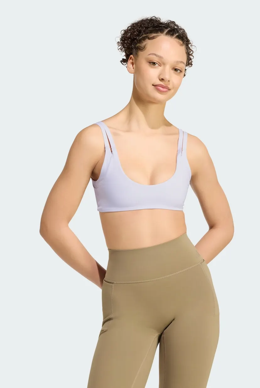 Жіночий бузковий топ Optime Workout Twist Reversible Light Support 4