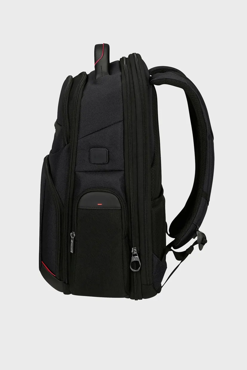 Чоловічий чорний рюкзак для ноутбука PRO-DLX 6 BLACK 6