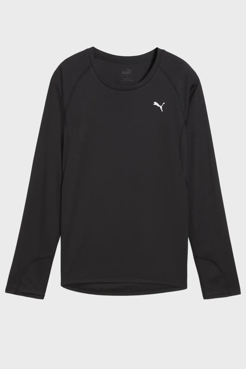 Женский черный лонгслив VELOCITY Long Sleeve Running Top Women 6