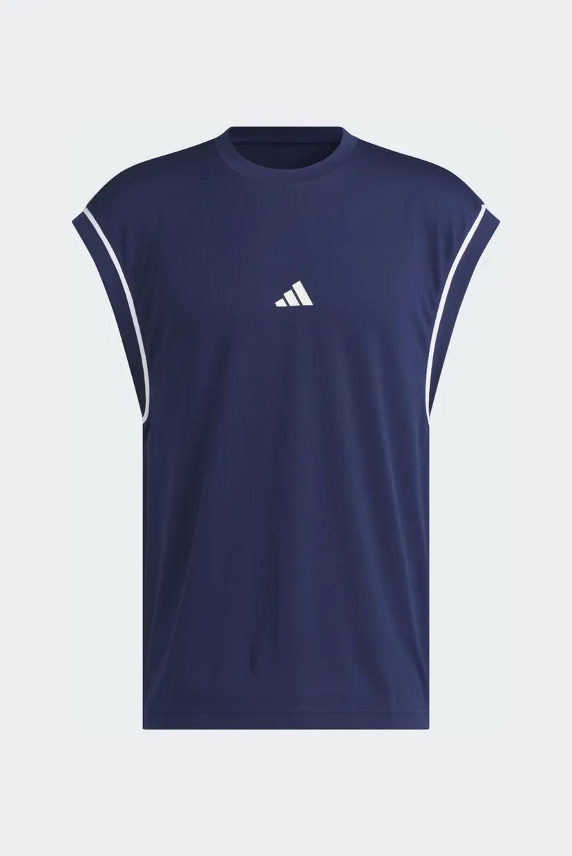 Мужская темно-синяя майка adidas Basketball All-World Sleeveless 6