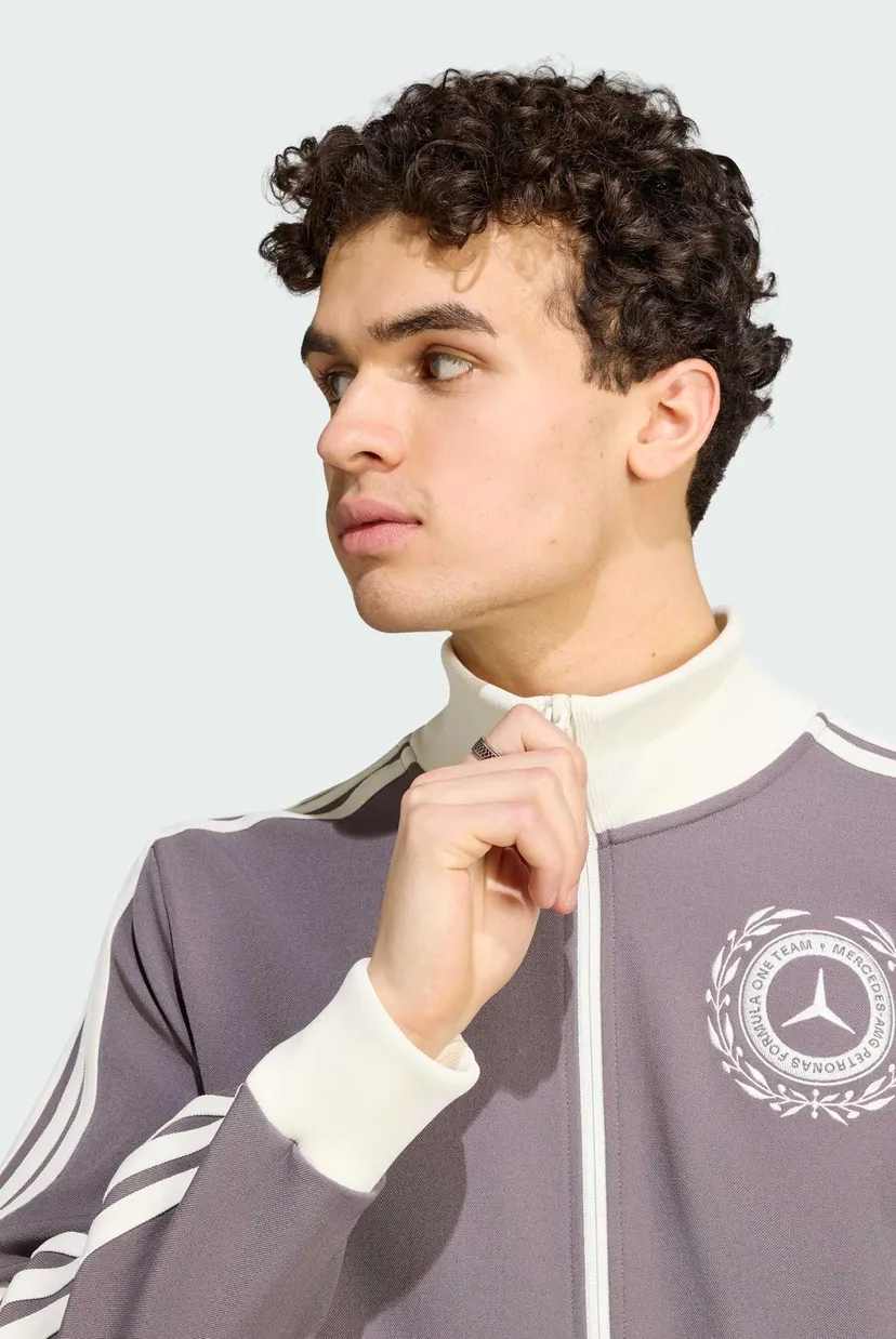 Чоловіча бузкова спортивна кофта MERCEDES - AMG PETRONAS FORMULA 1 TEAM SILVER ARROWS ICON MEN 4