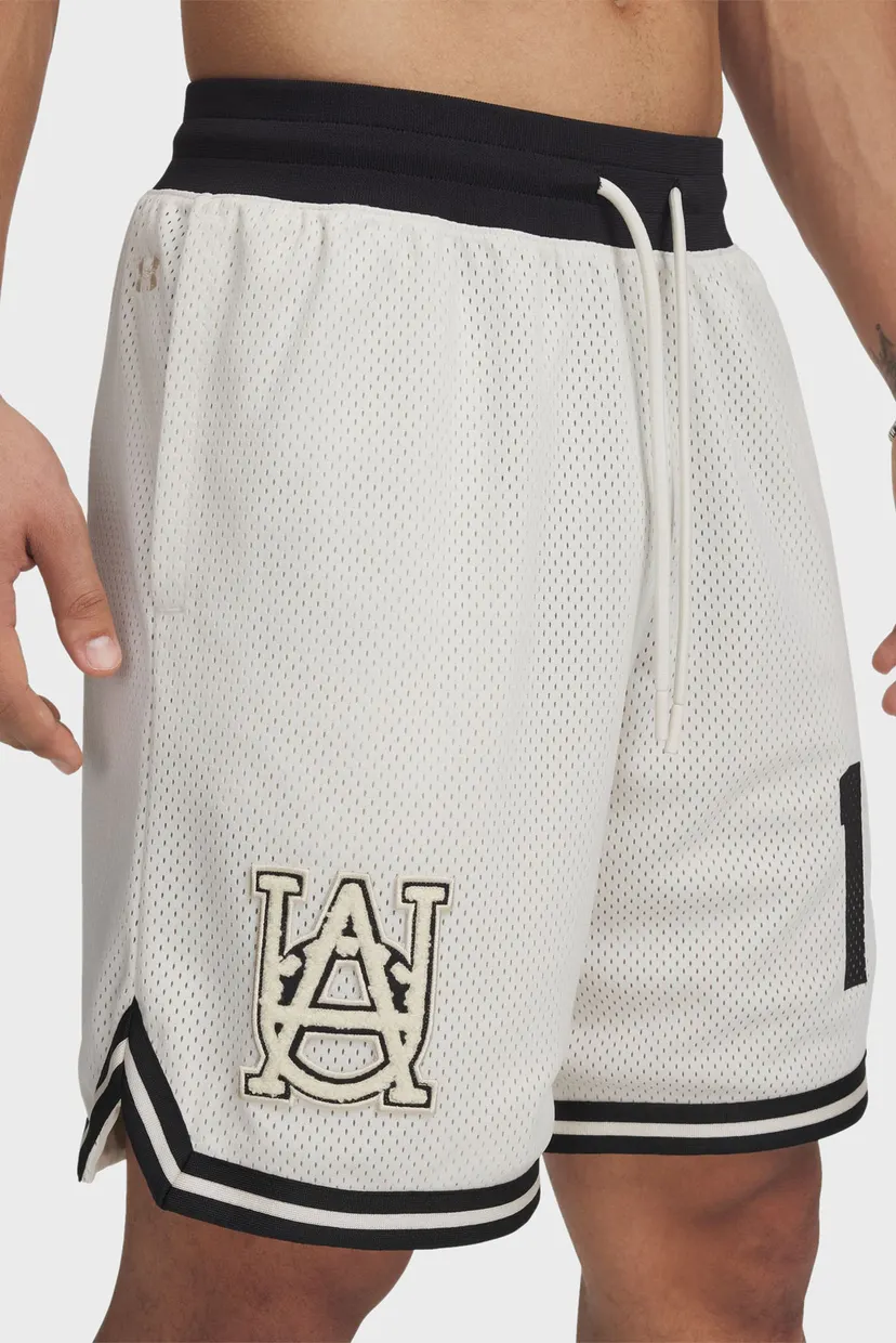 Мужские белые шорты Courtside Hoops Short 4