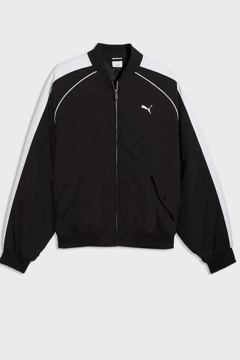 Чорний бомбер T7 Bomber Jacket Unisex (унісекс) 6
