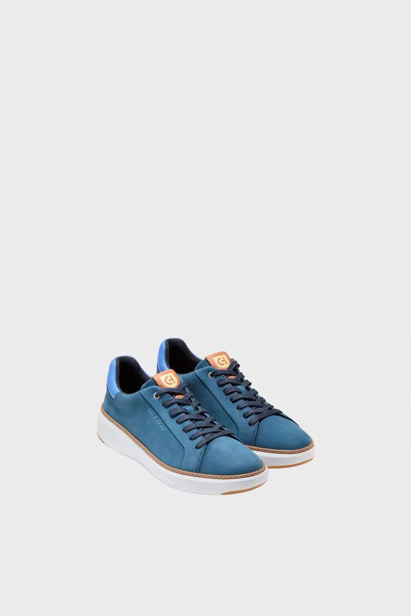 Мужские синие нубуковые сникерсы GrandPrø Topspin Sneaker 5