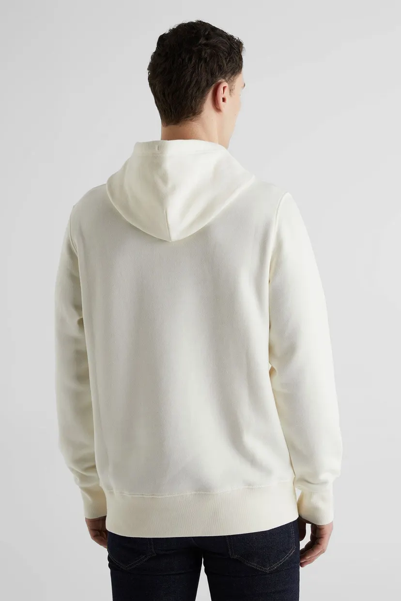 Чоловіче біле худі REG BADGE SWEAT HOODIE 3