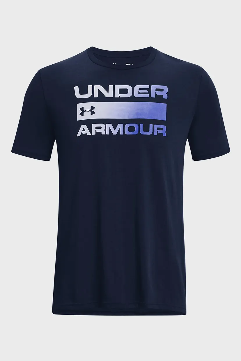 Чоловіча темно-синя футболка UA TEAM ISSUE WORDMARK SS 5
