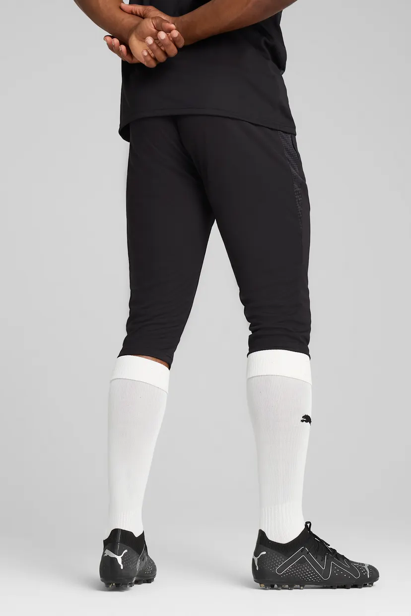 Мужские черные велосипедки teamCUP Football Training 3/4 Pants Men 3