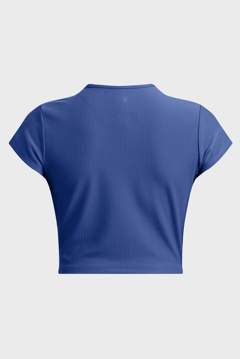 Жіноча синя футболка Meridian Rib Baby Tee 5