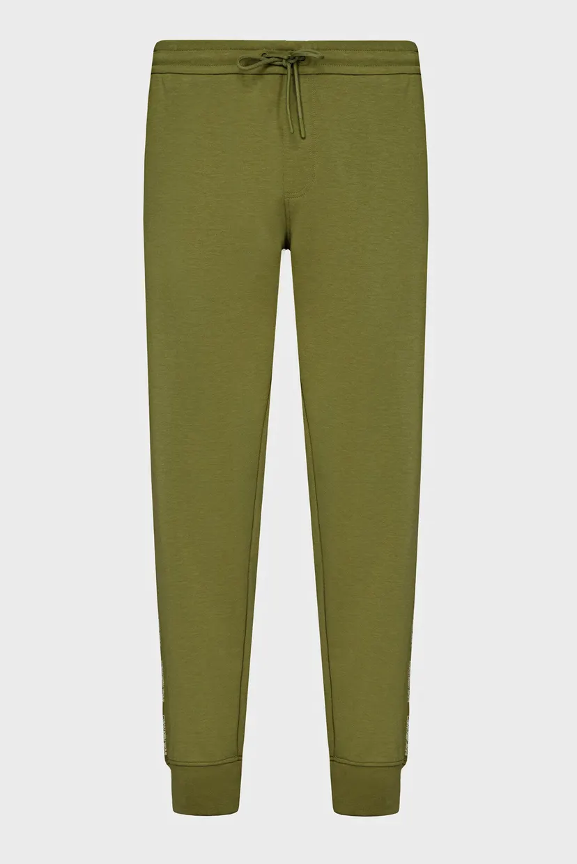 Мужские зеленые спортивные брюки LOGO REPEAT PANT 4