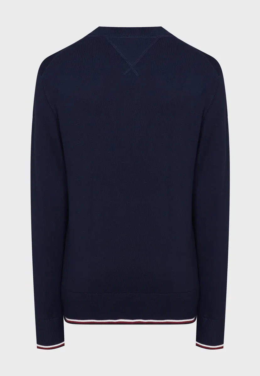 Мужской темно-синий джемпер MONOTYPE GS TIPPED CREW NECK 6