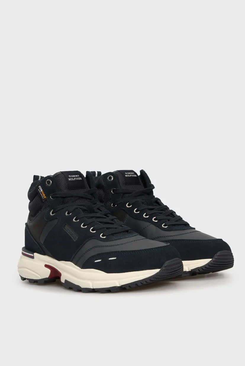 Мужские темно-синие кожаные хайтопы M RUNNER CORDURA HI LTH MIX 3