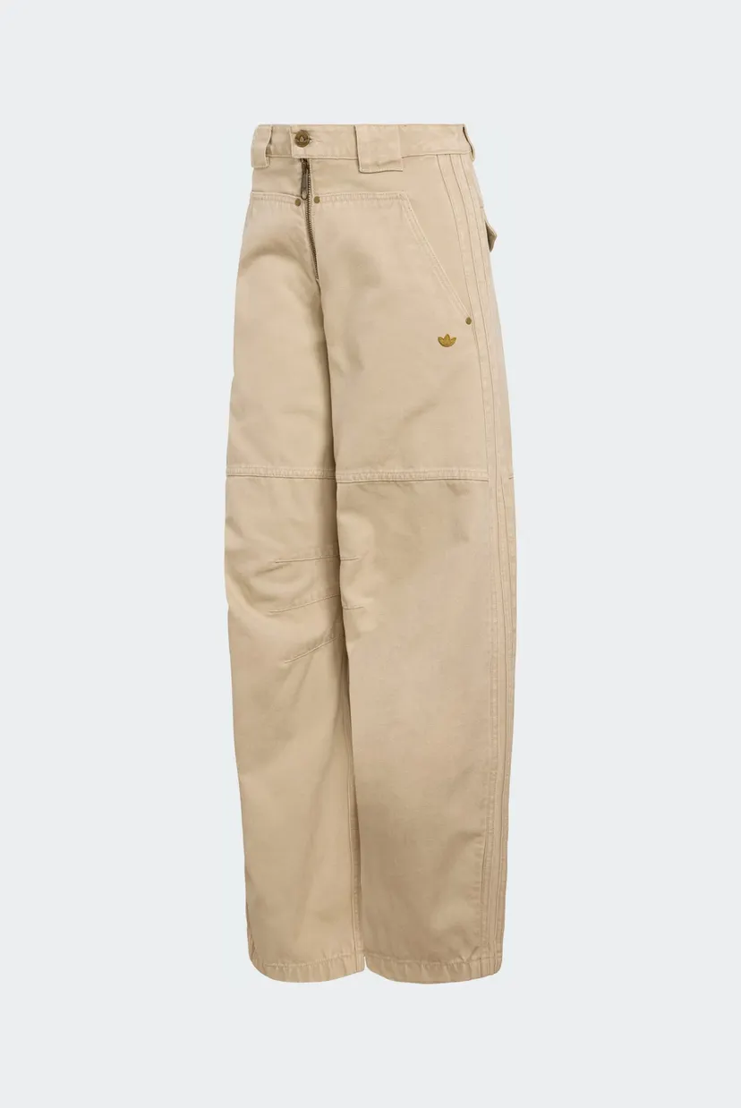 Женские бежевые спортивные брюки CANVAS LOOSE 6