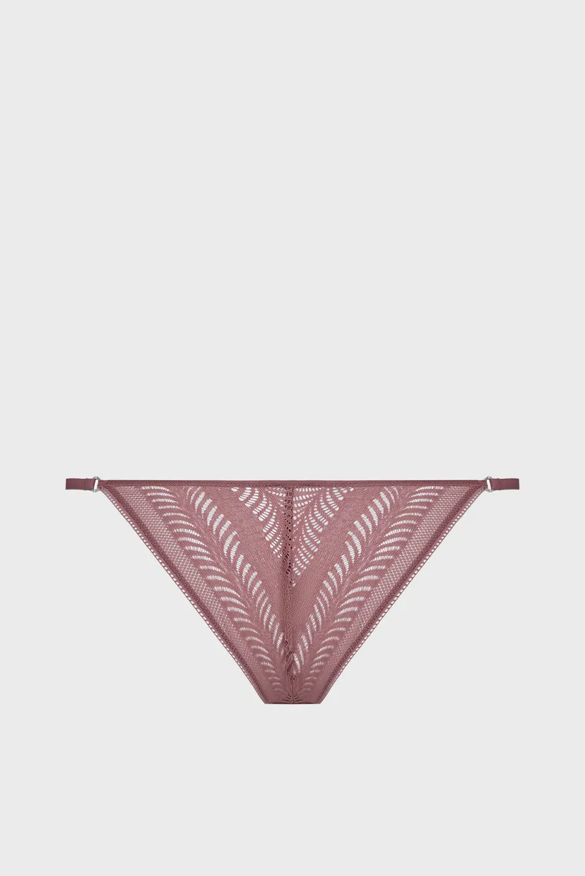 Женские розовые трусики HIGH LEG TANGA 6
