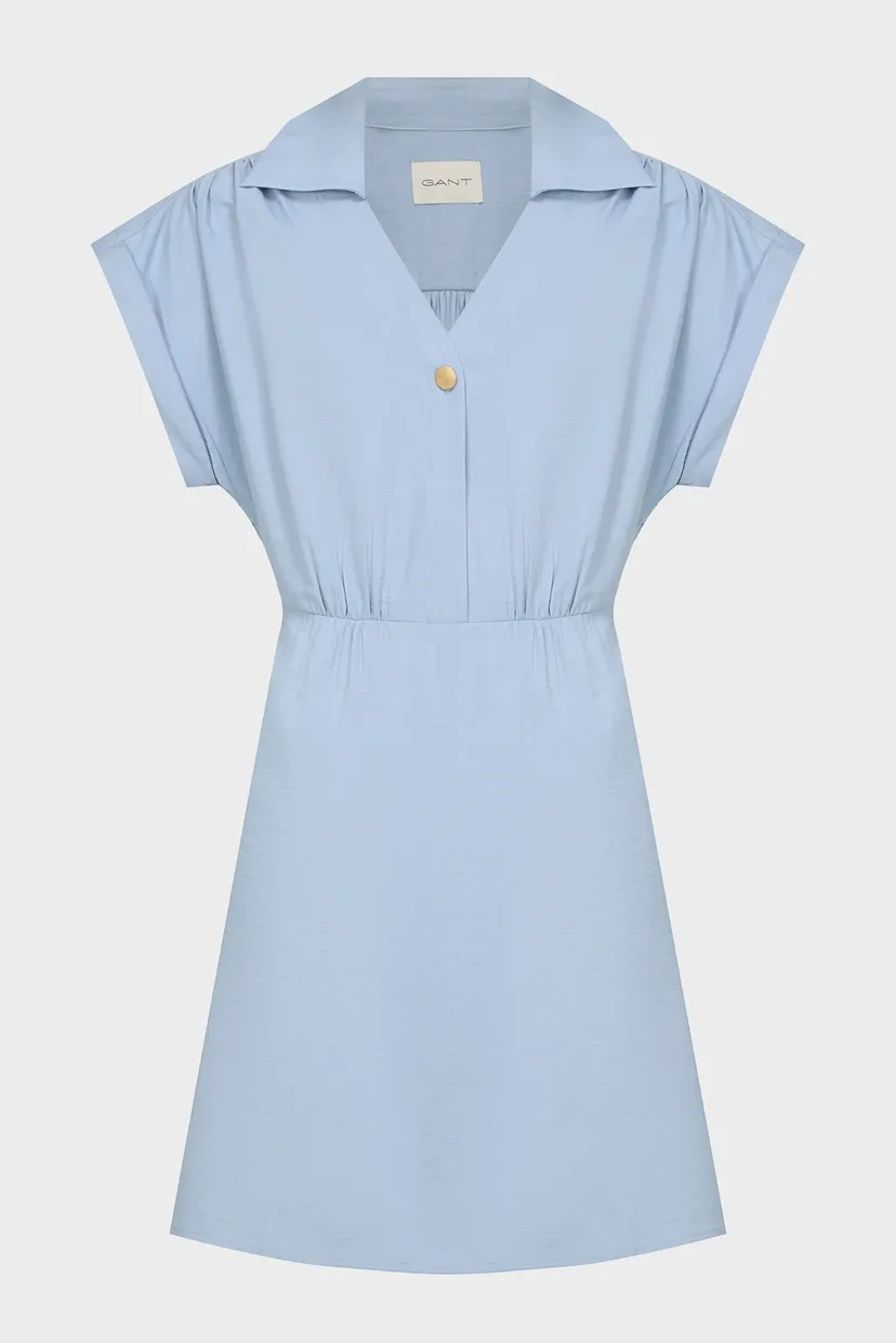 Женское голубое платье REL POPOVER SS DRESS 3