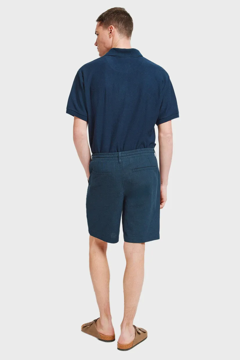 Мужские темно-синие шорты slim fit 3
