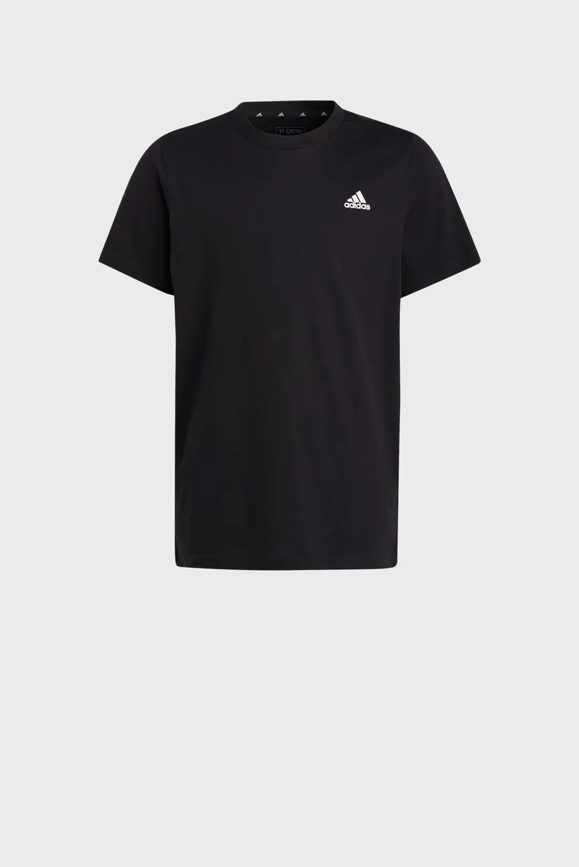 Детская черная футболка Essentials Small Logo Cotton 3