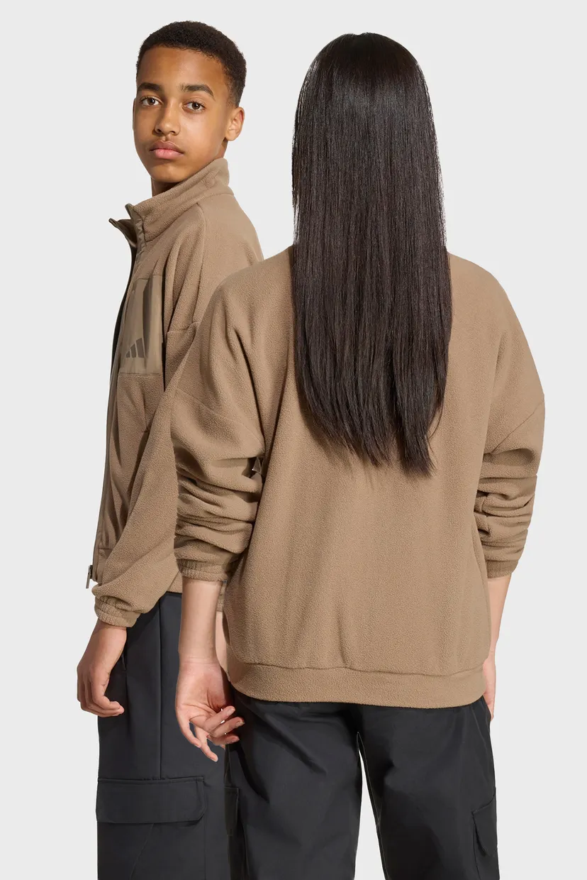 Детская бежевая спортивная кофта FUTURE ICONS FULL ZIP FLEECE 3