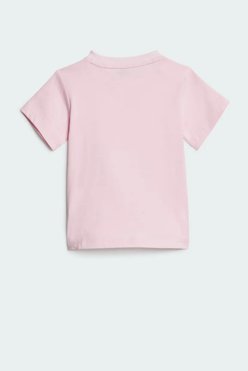 Детский розовый комплект одежды (футболка, шорты) Essentials Kids 3