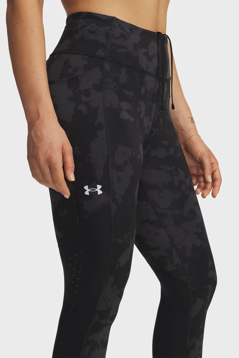 Женские темно-серые тайтсы с узором UA Launch Ankle Print Tights 4