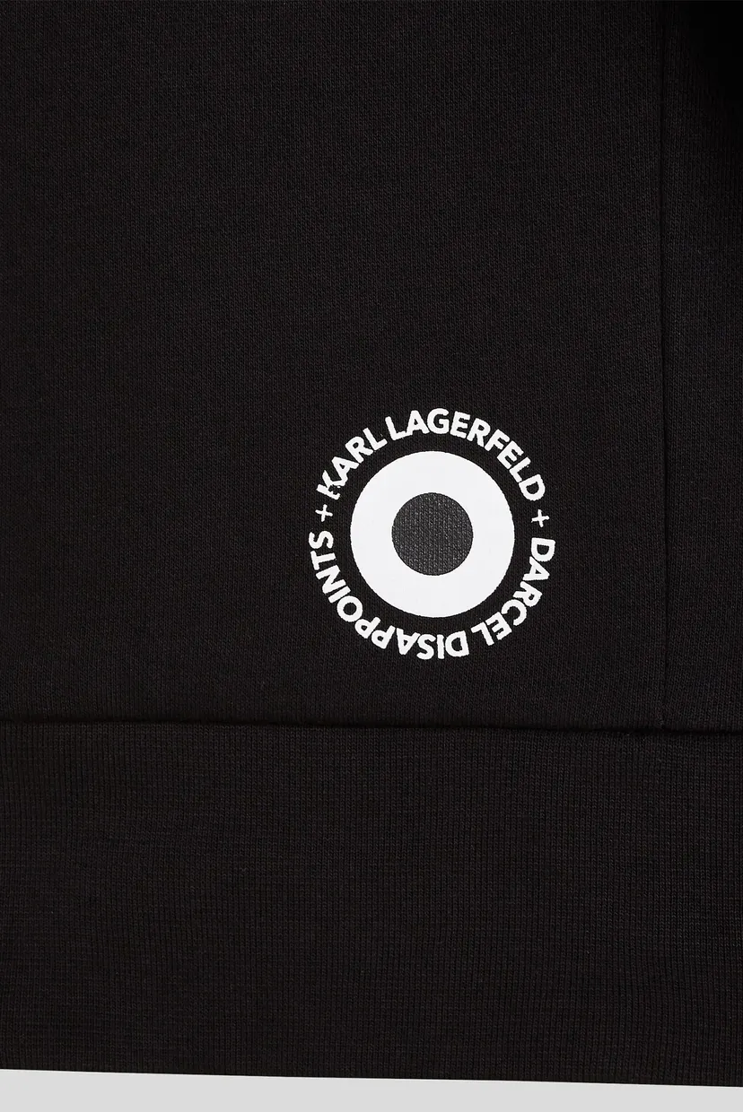 Женский черный свитшот Karl Lagerfeld x Darcel Disappoints 5