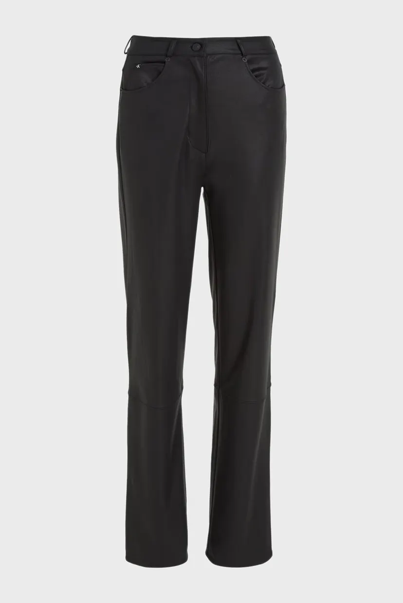 Жіночі чорні брюки COATED MILANO HR STRAIGHT 5