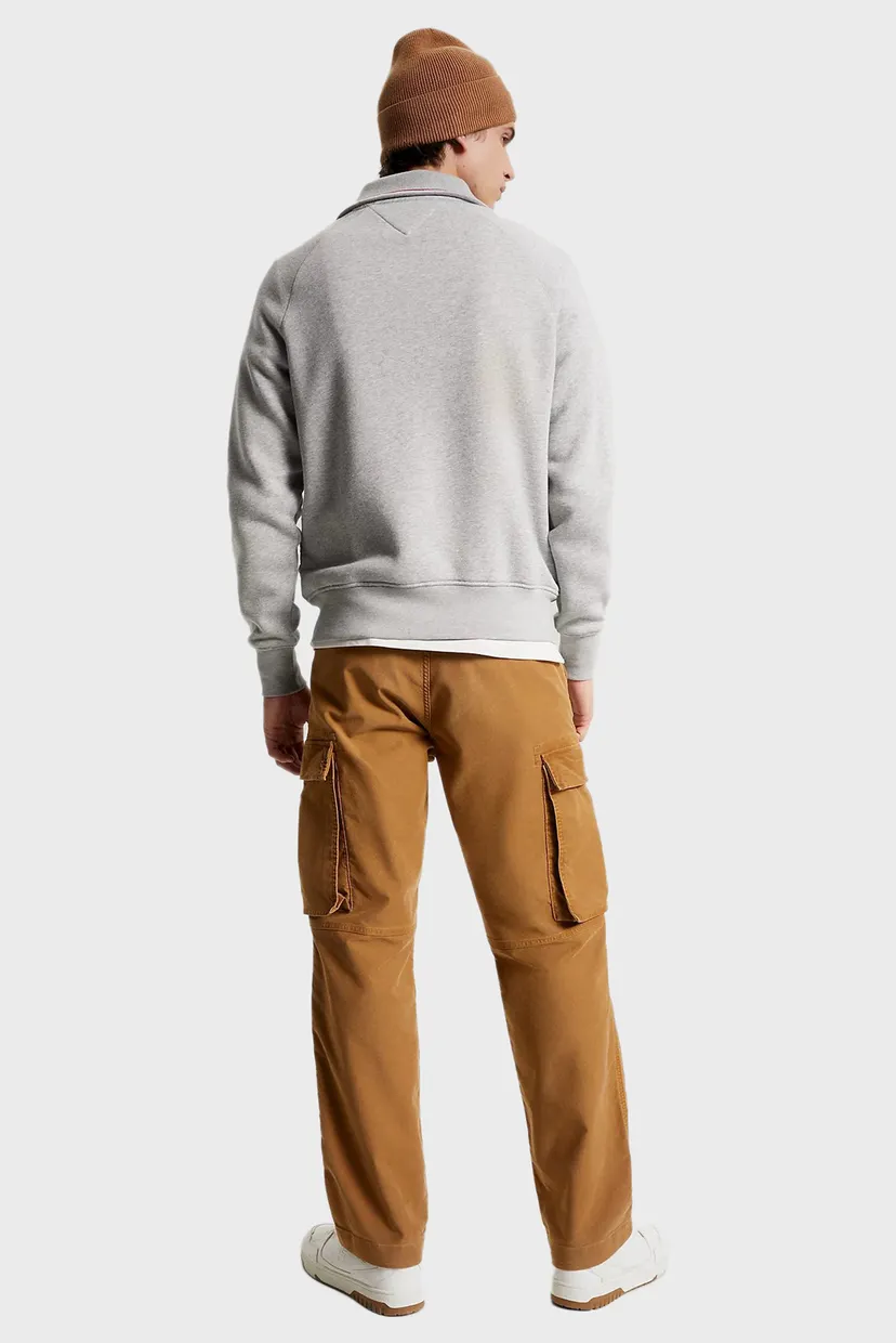 Мужская светло-серая спортивная кофта MIX MEDIA HALF ZIP 3