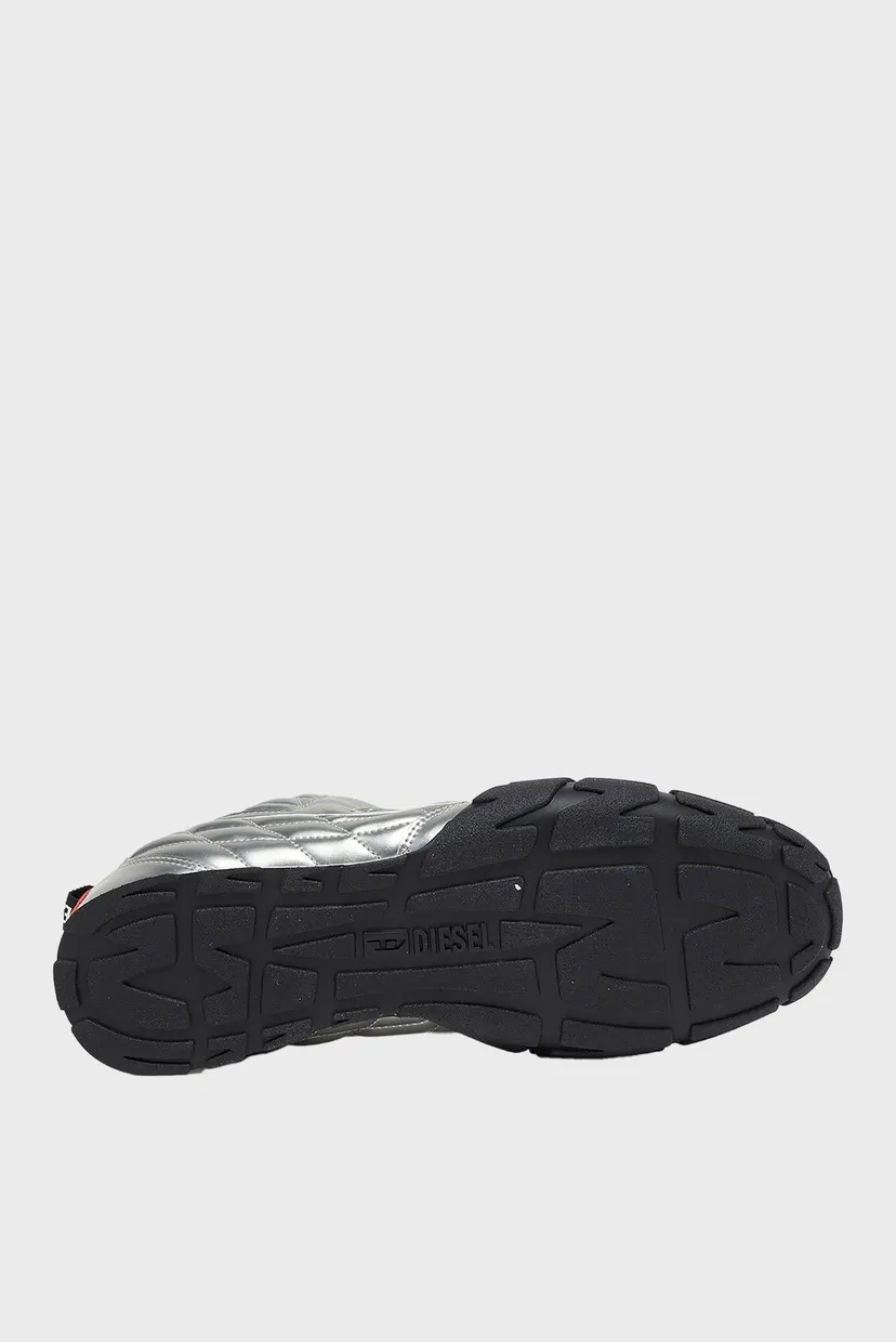 Женские серебристые кожаные кроссовки PAGODHA / S-PAGODHA LOW W SNEAKERS 6