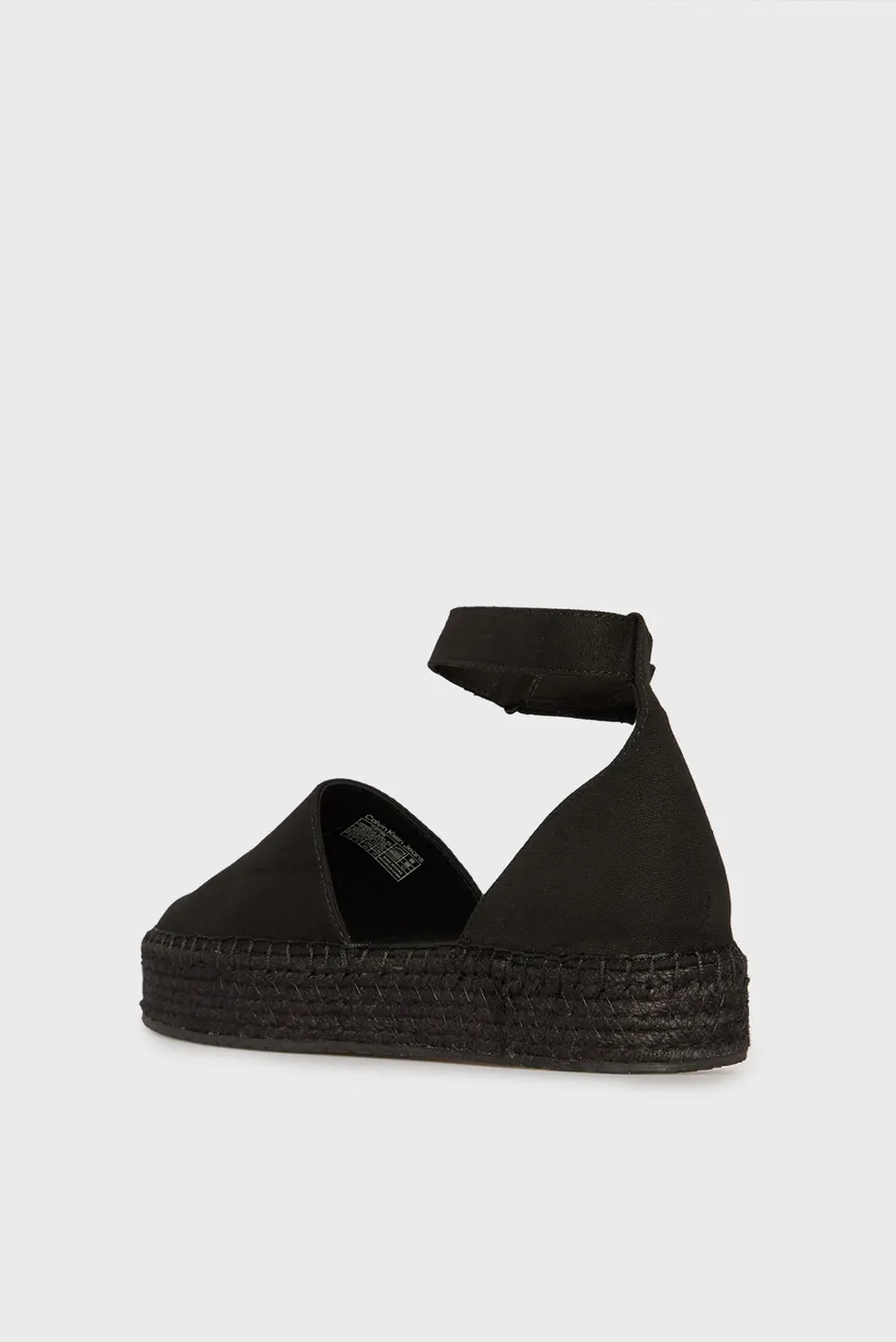 Жіночі чорні еспадрилі FLATFORM ESPADRILLE SLING MG 5