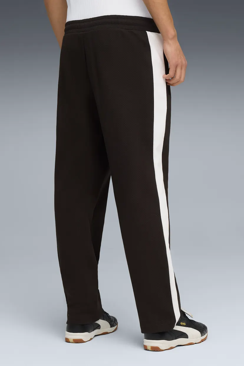 Чорні спортивні штани T7 Relaxed Jacquard Track Pants Unisex (унісекс) 3