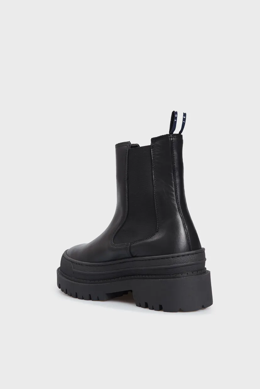 Женские черные кожаные челси TJW CHELSEA FOXING BOOT 5