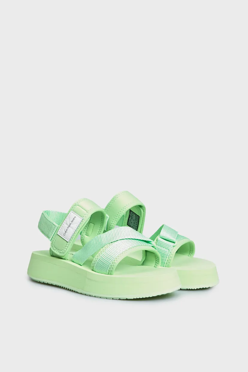 Женские салатовые сандалии PREFRESATO SANDAL BADGE 3