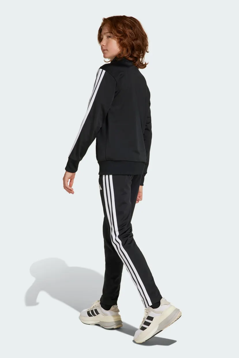 Детский черный спортивный костюм (кофта, брюки) Seasonal Essentials Tiberio 3-Stripes Kids 5