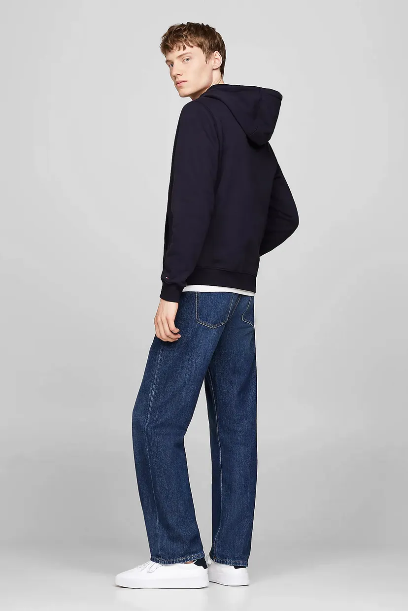 Чоловіче темно-синє худі HILFIGER CREST EMRBO HOODY 3