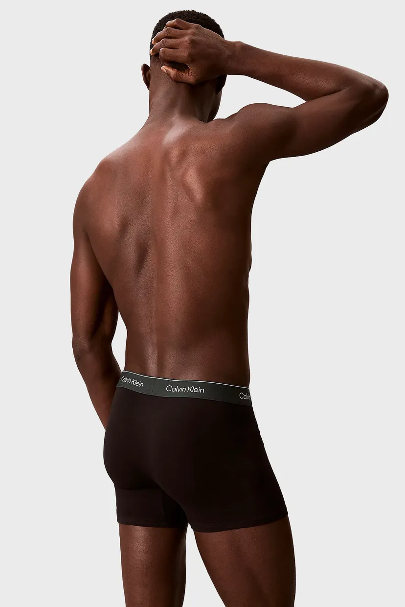 Чоловічі чорні боксери (3 шт) RELAXED FIT TRUNK 4