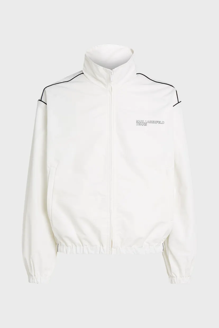 Чоловіча біла вітровка ZIP UP PIPING 5