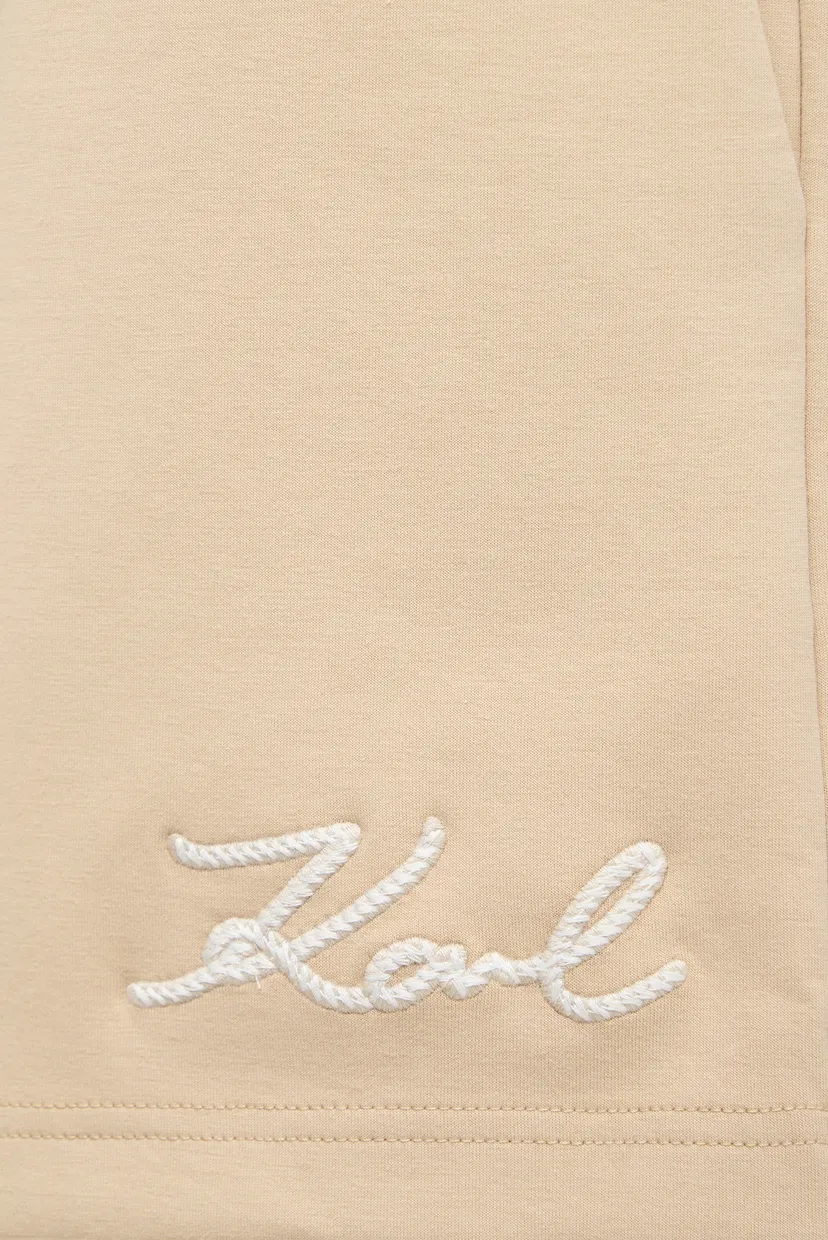 Жіночі бежеві шорти ROPE DETAIL JERSEY 3
