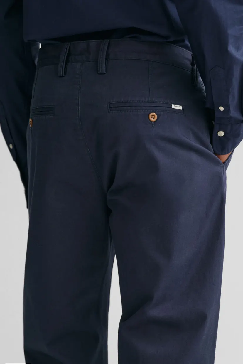 Мужские темно-синие чиносы REGULAR TWILL CHINOS 4