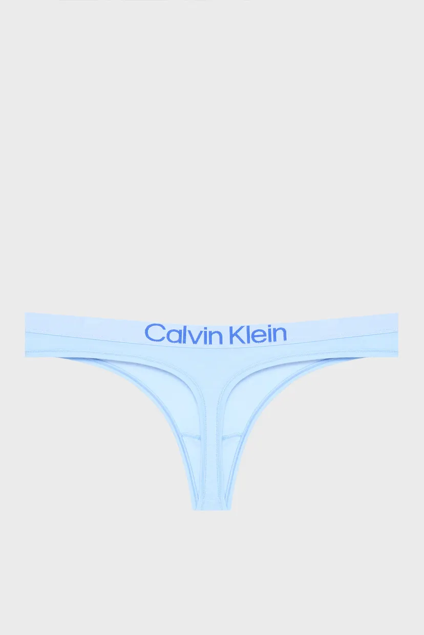 Жіночі блакитні трусики THONG 7
