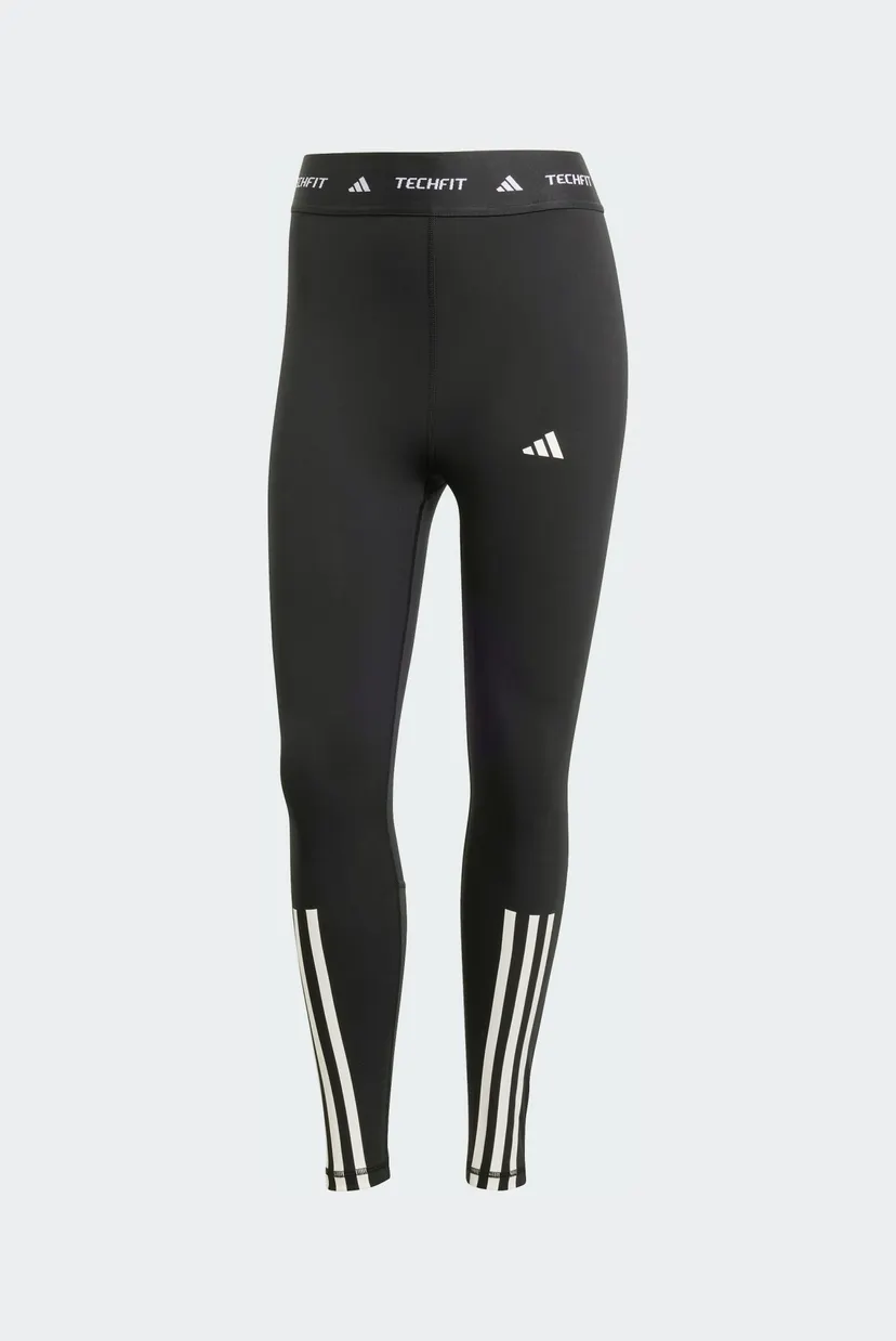 Жіночі чорні тайтси  Techfit 3-Stripes 7/8 6
