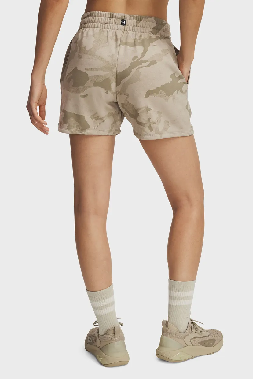 Женские бежевые камуфляжные шорты Pjt Rck Terry Short 3
