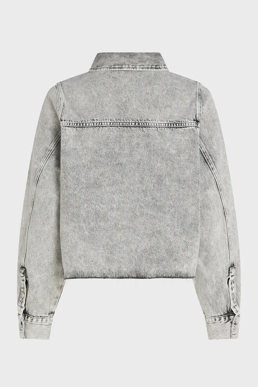 Женская серая джинсовая рубашка BLOUSE 6