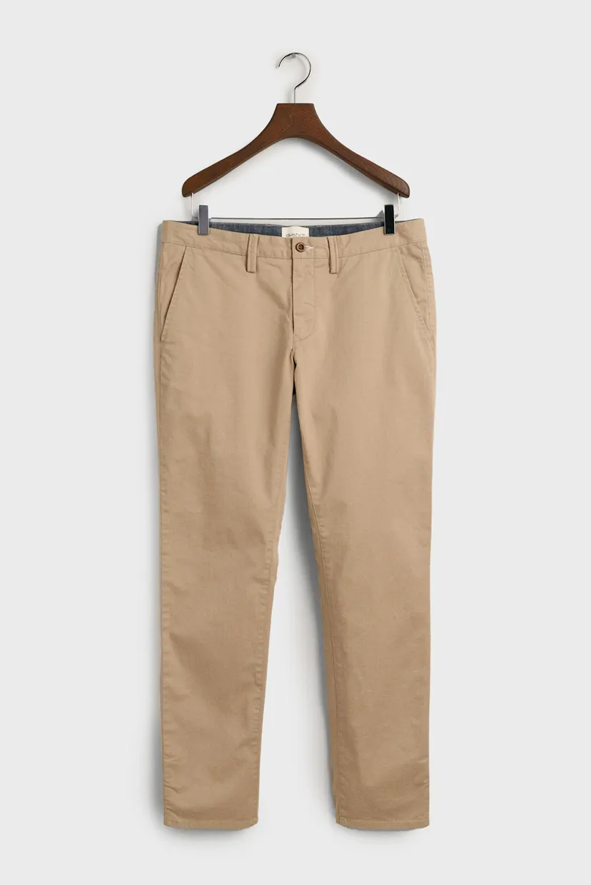 Мужские бежевые чиносы SLIM TWILL CHINOS 7
