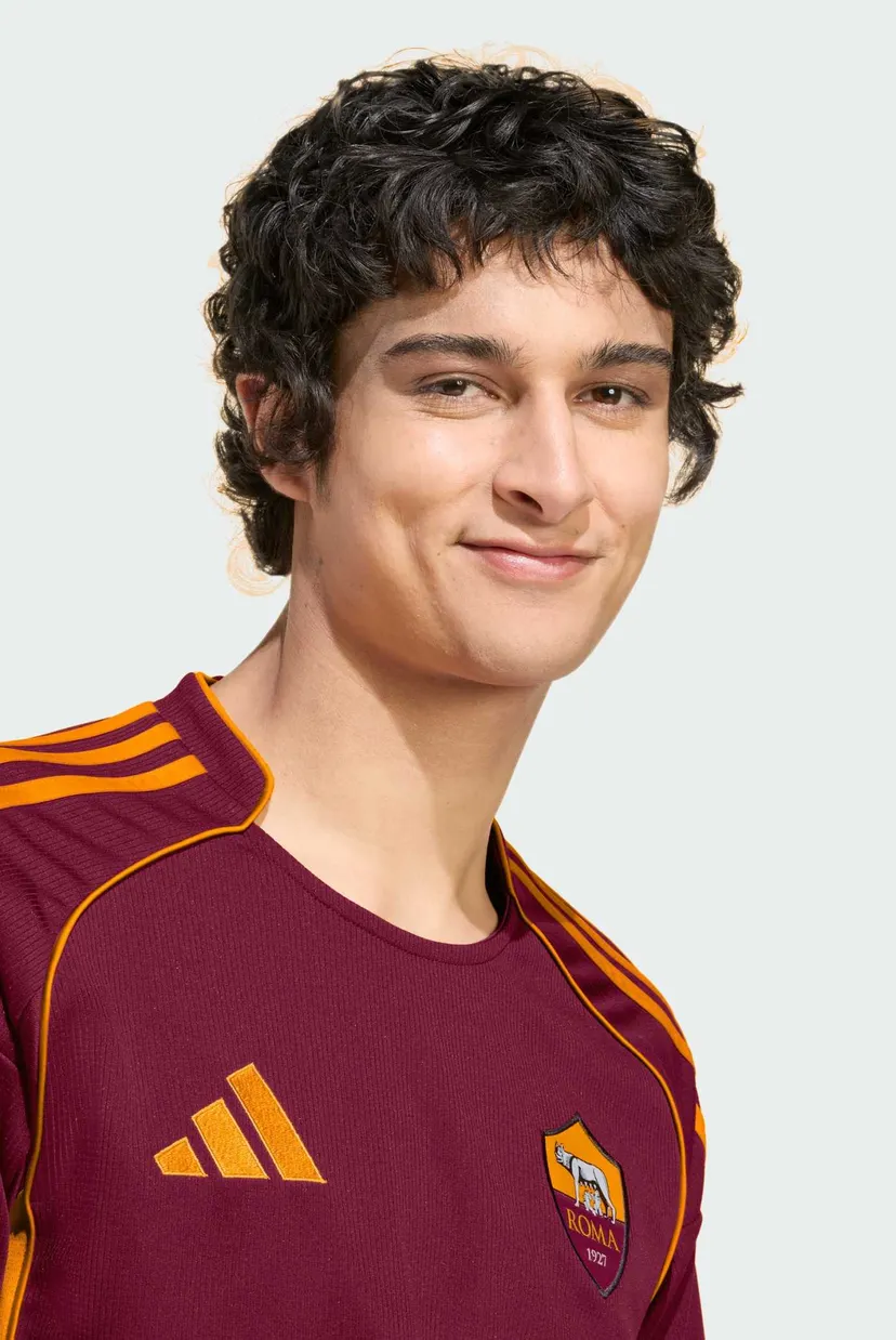Мужская бордовая футболка AS Roma 25/26 Home 4