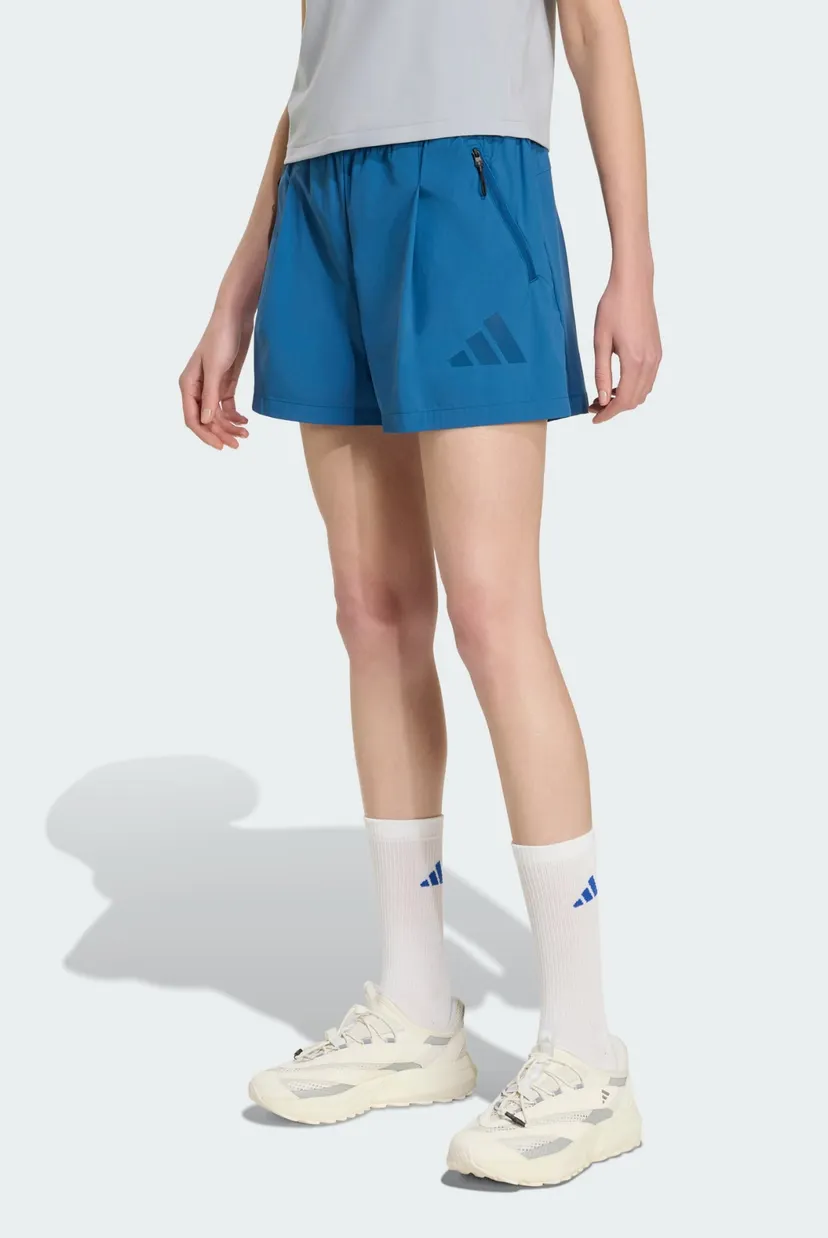 Жіночі сині шорти ADIDAS Z.N.E. WOVEN adidas KF0579 — MD-Fashion