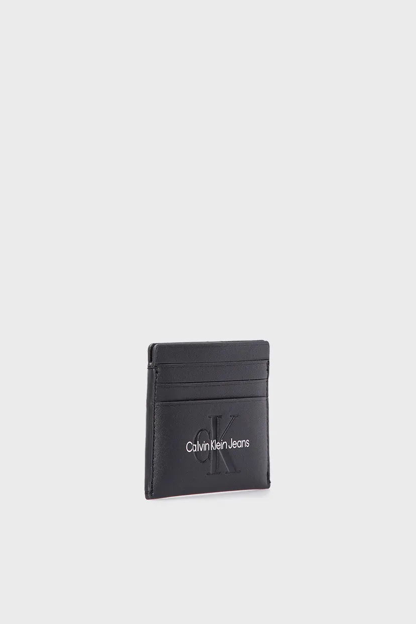 Женский черный кардхолдер SCULPTED CARDCASE 6CC MONO 3