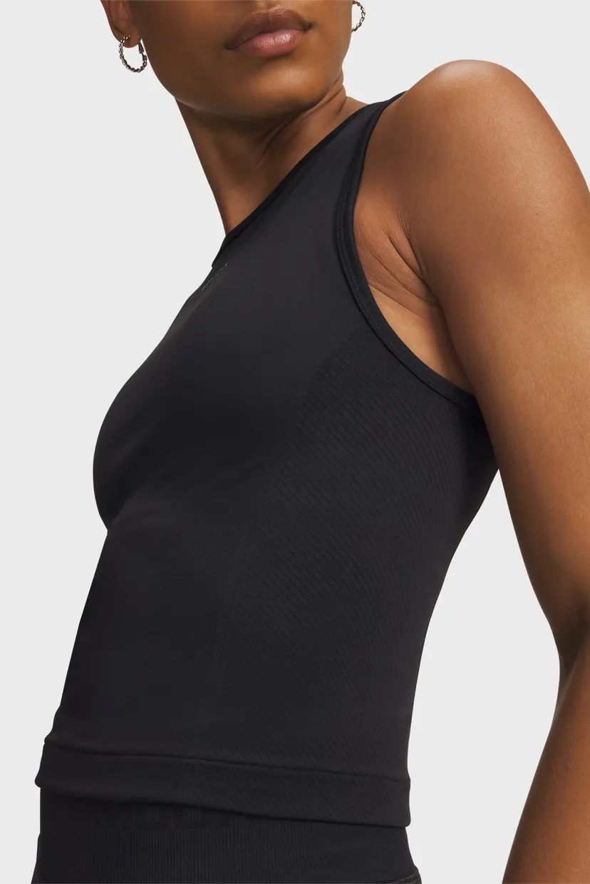 Жіноча чорна майка Pjt Rock Seamless Tank 3