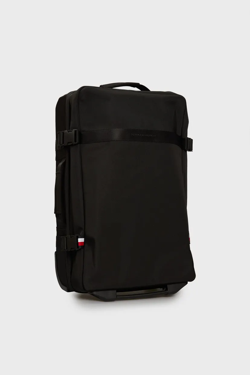 Чоловіча чорна валіза 54 см NYLON TRAVEL SOFT TROLLEY 3